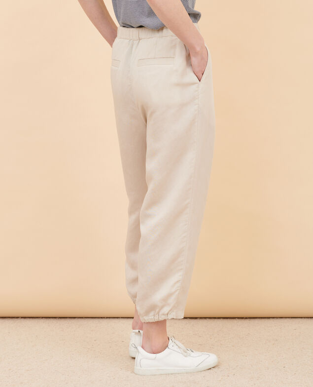 JOSÉPHINE - Linen blend joggers 7078 30_natural