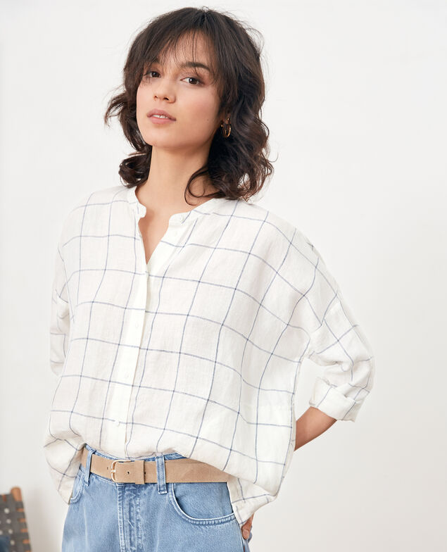 Linen blouse Off white