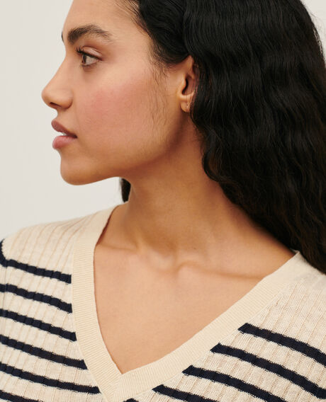 Striped linen jumper 0692 night_sky_stripes 3sju271l01