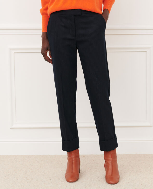 MARGUERITE - Cigarette trousers 4277 night_sky