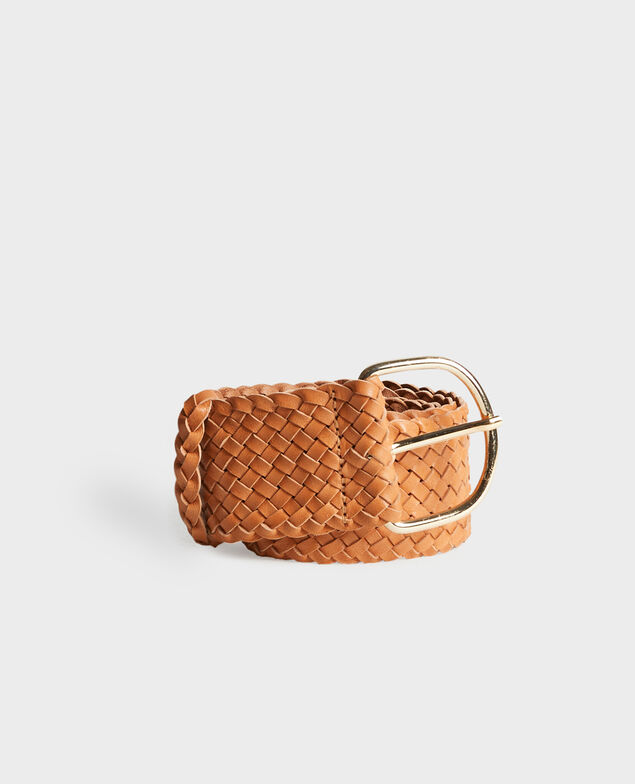 Leather belt