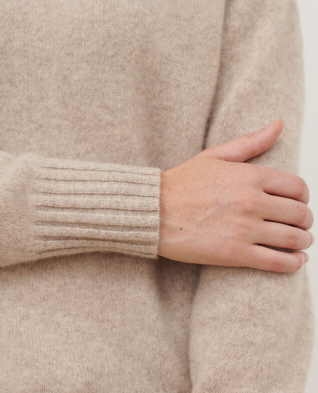 Cashmere high-neck jumper