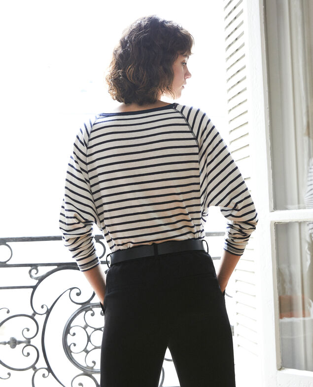 Striped T-shirt White