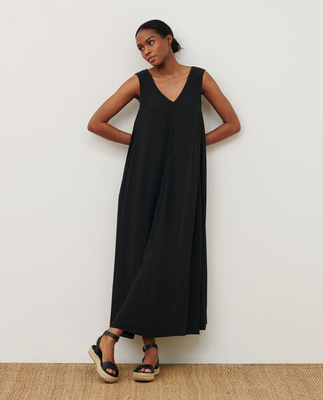 Fluid trapeze dress 0093 black 3sdr275v02