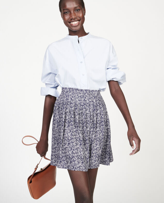 Skirt Feuillage maritime cream