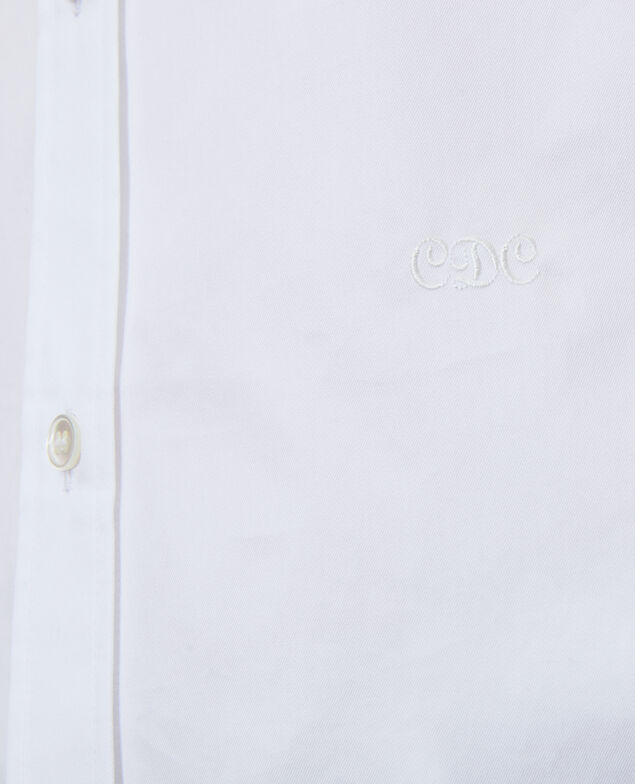 Supima cotton boyfriend shirt Brilliant white