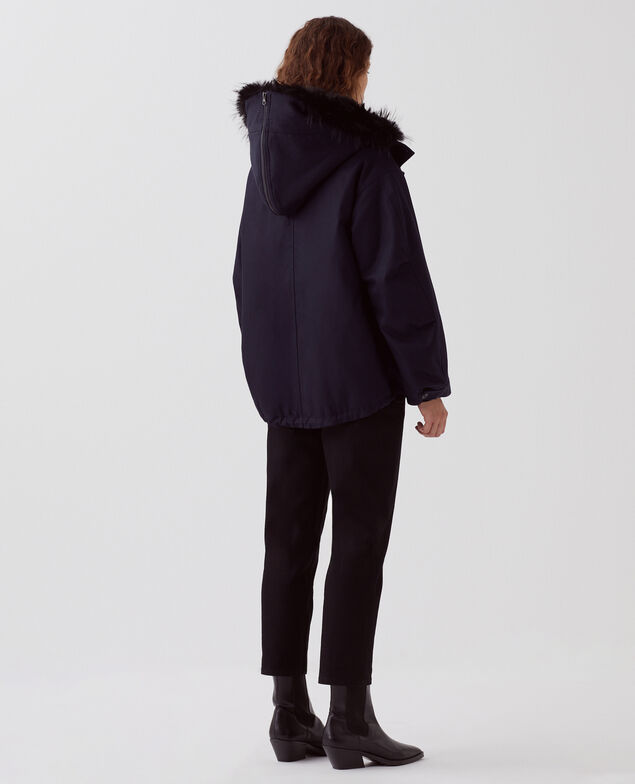Hooded parka H695 night sky