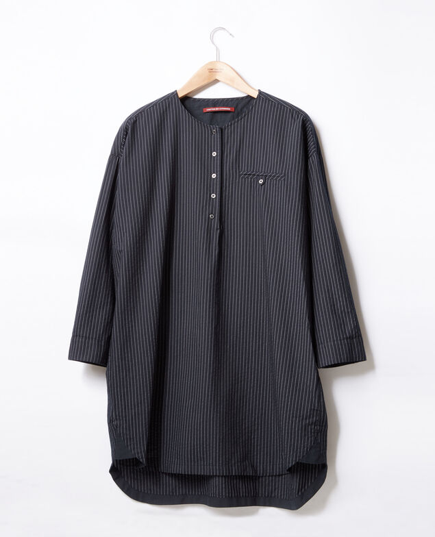 Striped tunic Navy/off white stripes