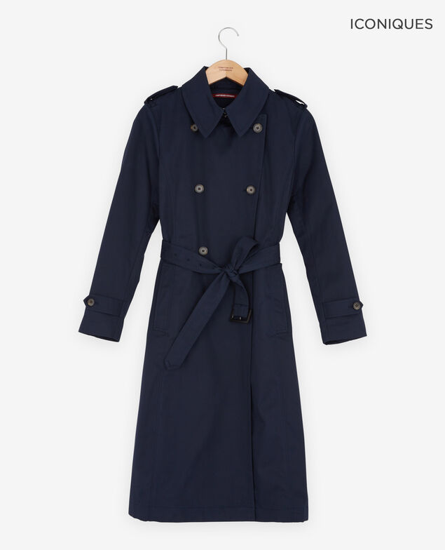 Iconic fit Trench coat Navy