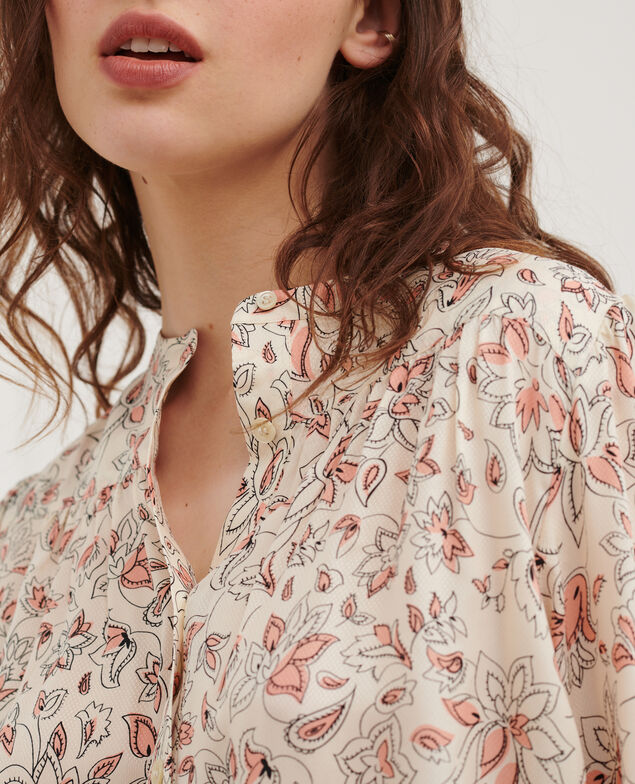 Printed shirt 8895 10 pink print
