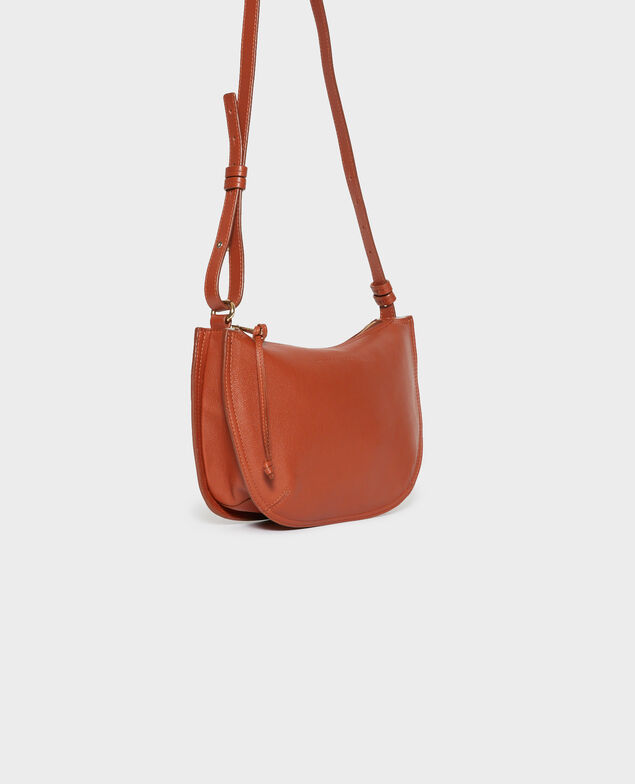 Small leather bag 31 beige