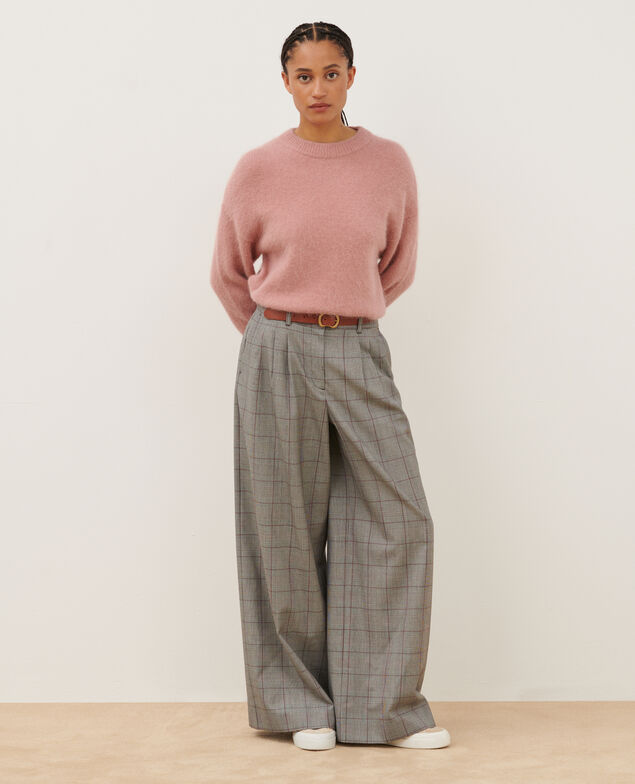 YVONNE - Loose fit woollen trousers