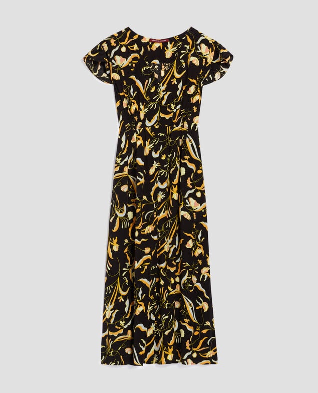 LUDIVINE - Silky printed dress