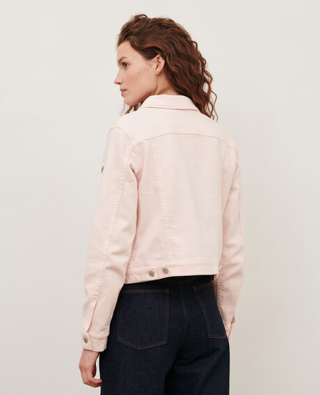 Short denim jacket 0100 pink marshmallow 3sjd266c62