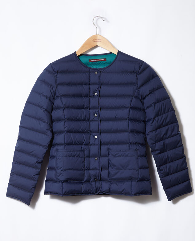 Mademoiselle Plume down jacket Blue