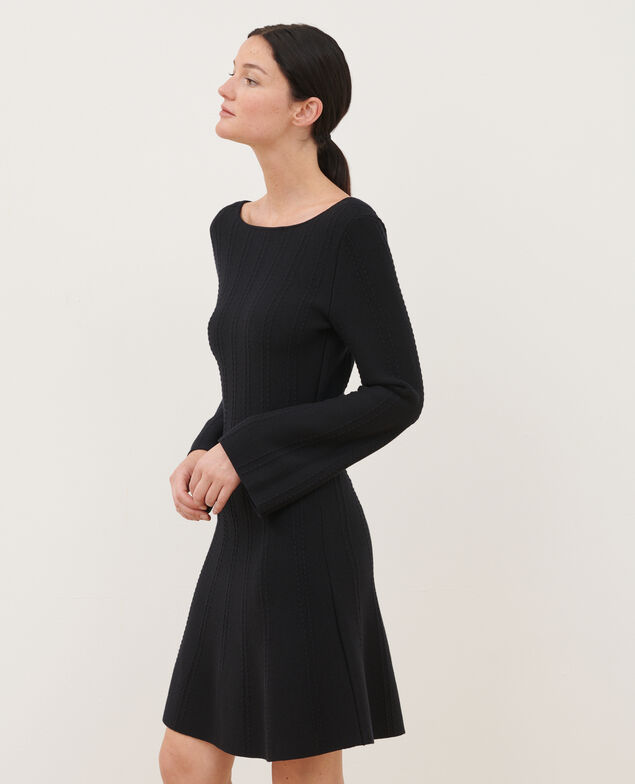 Merino wool mini dress