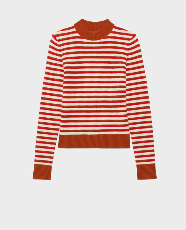 Striped jumper 8893 24 orange