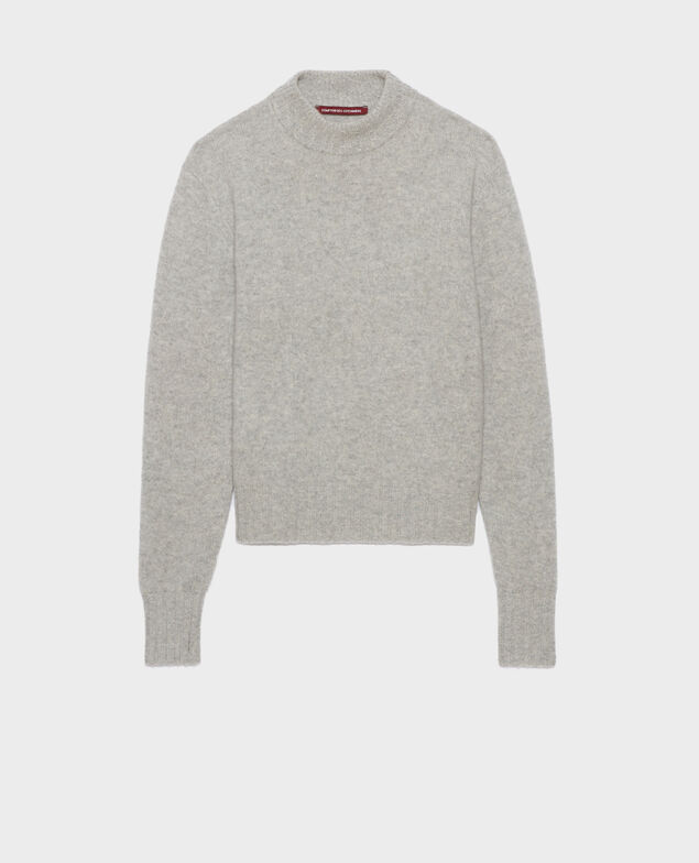 Cashmere polo neck jumper