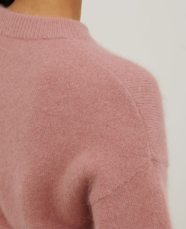 Alpaca blend round neck jumper