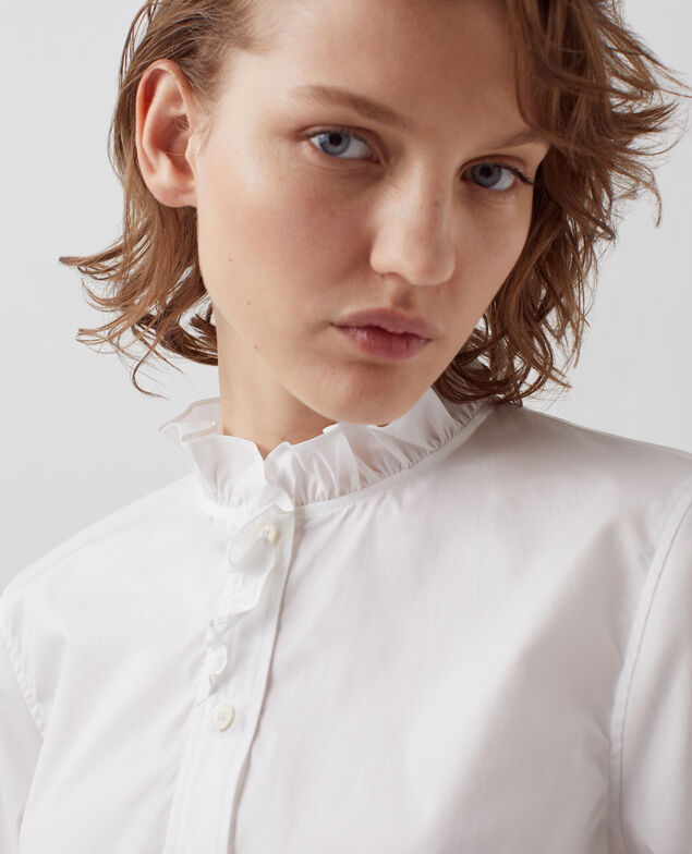 Cotton poplin shirt