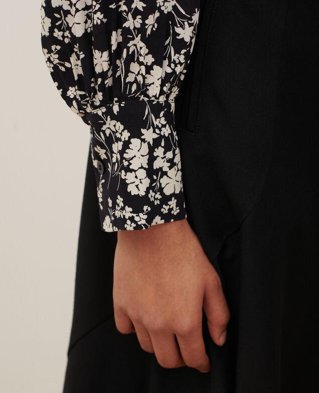 Silky printed blouse