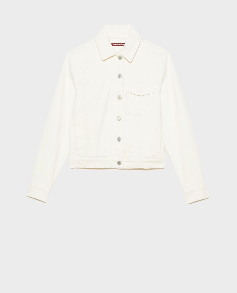 Short denim jacket 108 denim white 2sjd426c62