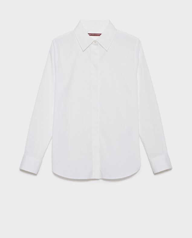 Cotton poplin shirt