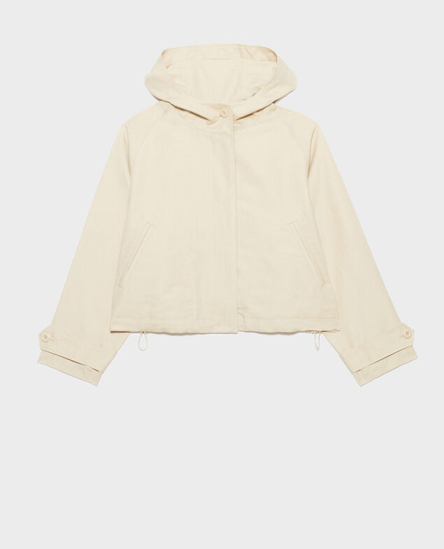 Linen blend jacket 0300 castle wall 3sja110c23