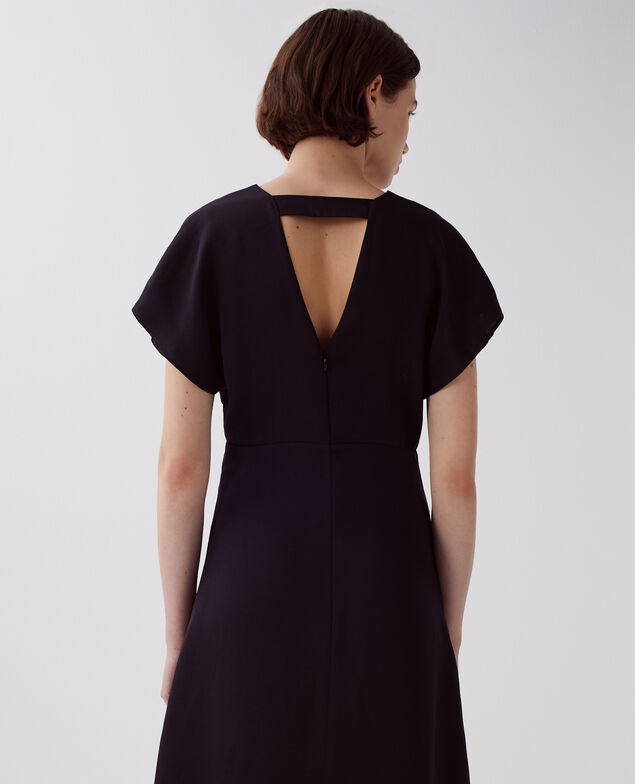 Flowing dress H091 black beauty