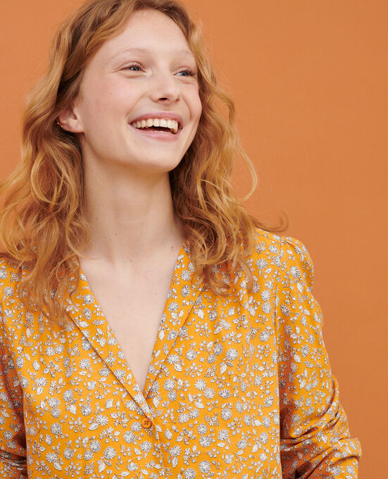 Loose shirt 96 PRINT ORANGE