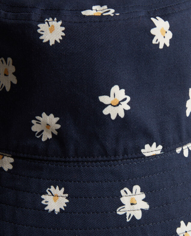 Reversible cotton bucket hat 0694 daisy