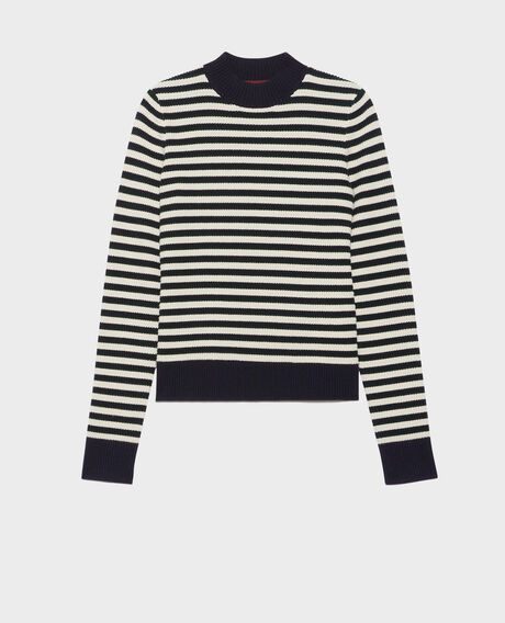 Striped jumper 8870 69 navy stripe 2wju220w21