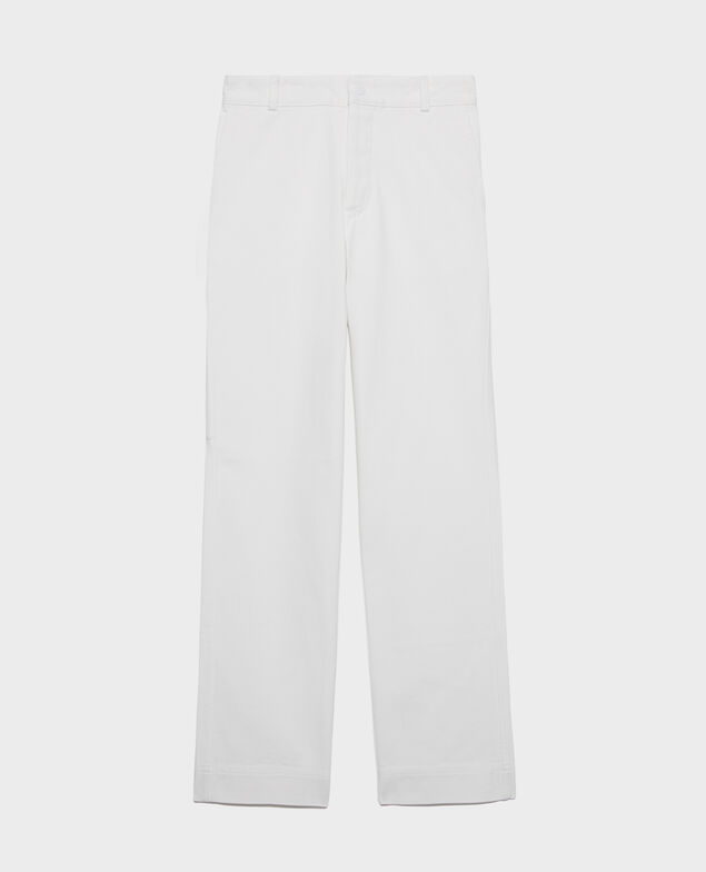Trousers with pockets Optical white