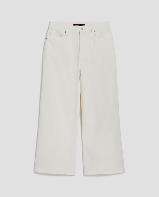 EMY - Wide cropped jeans H003 white