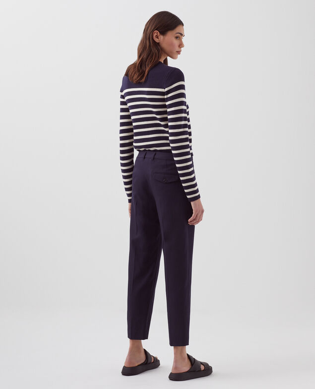 MARGUERITE - Cigarette trousers 7012c 69 navy