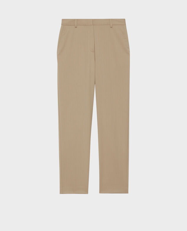 MARGUERITE - Cigarette trousers 0311 beige 3spa231w01