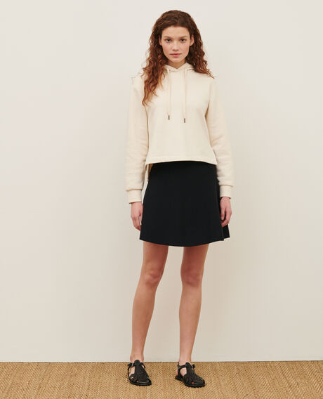 Wool mini skirt 8891 09 black 2wsk118w21