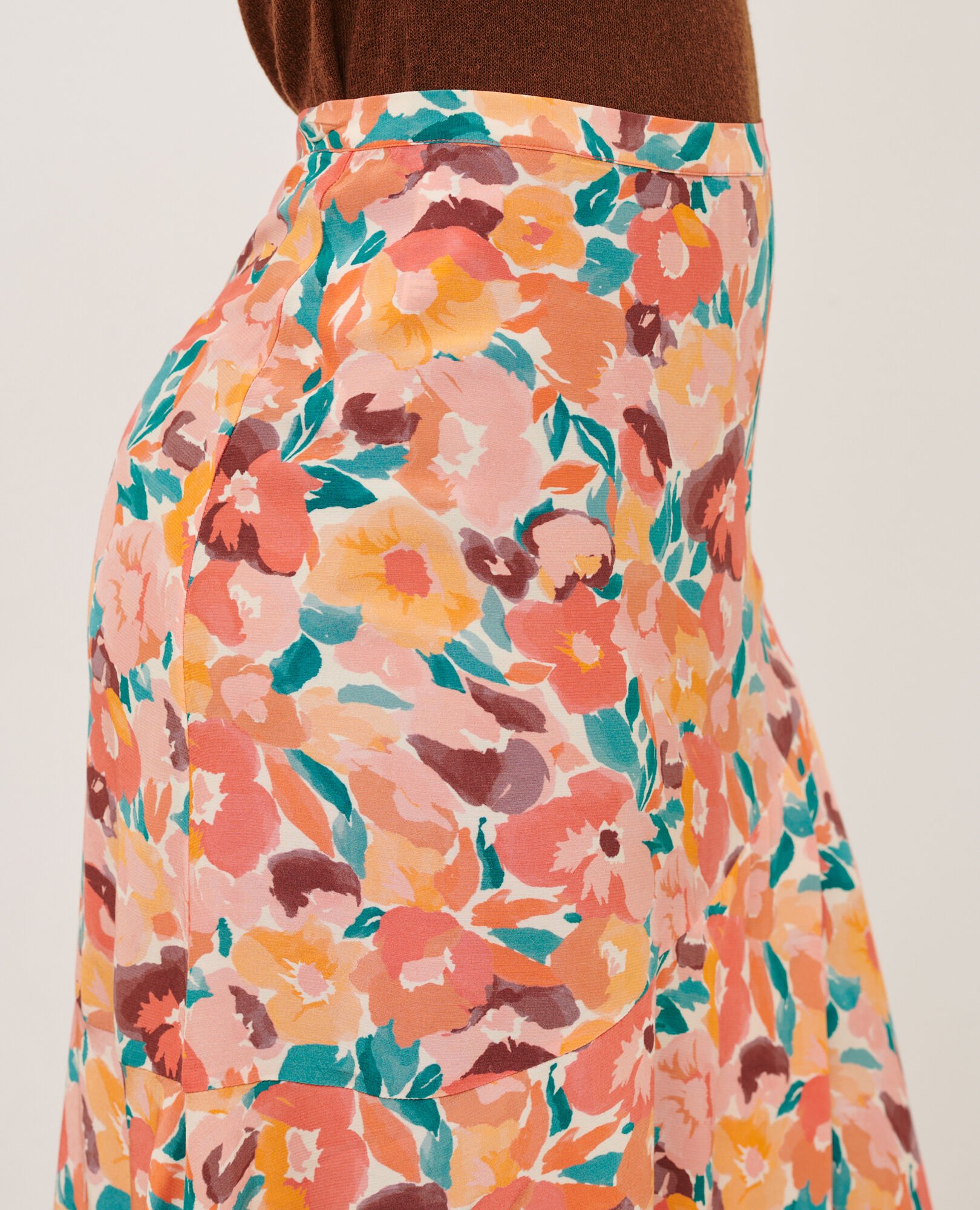 Pixelated tulle midi skirt shop