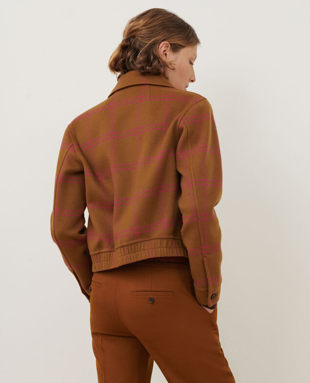 Wool blend jacket