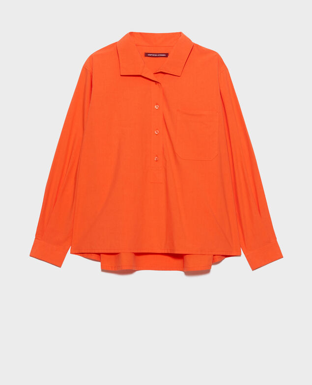 Loose cotton kaftan shirt