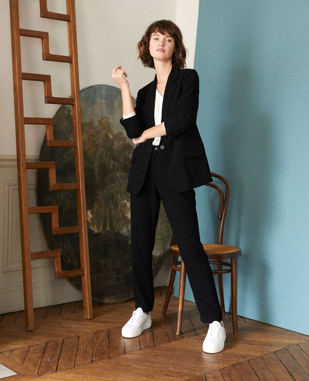 Suit-style trousers Black