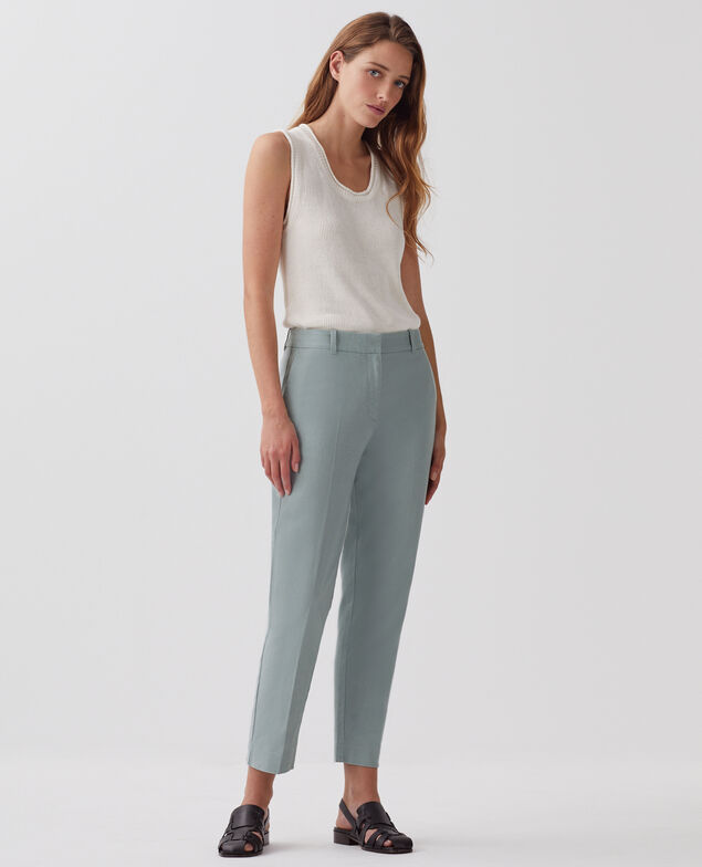 MARGUERITE - Cigarette trousers J620 slate blue