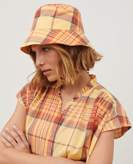 Cotton blouse 0241 orange 3sbl346c21