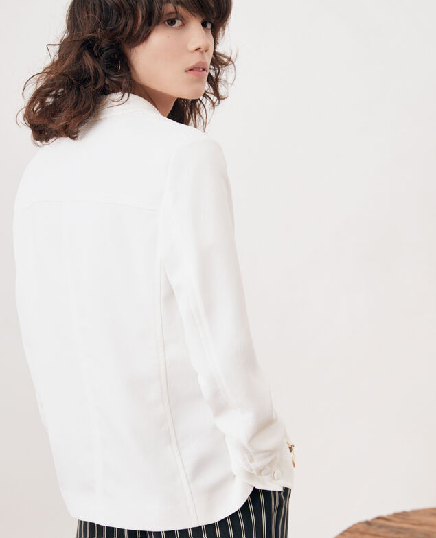 Crepe jacket Blanc