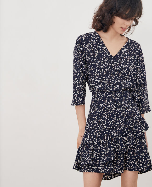Printed wrap dress Canopee marine
