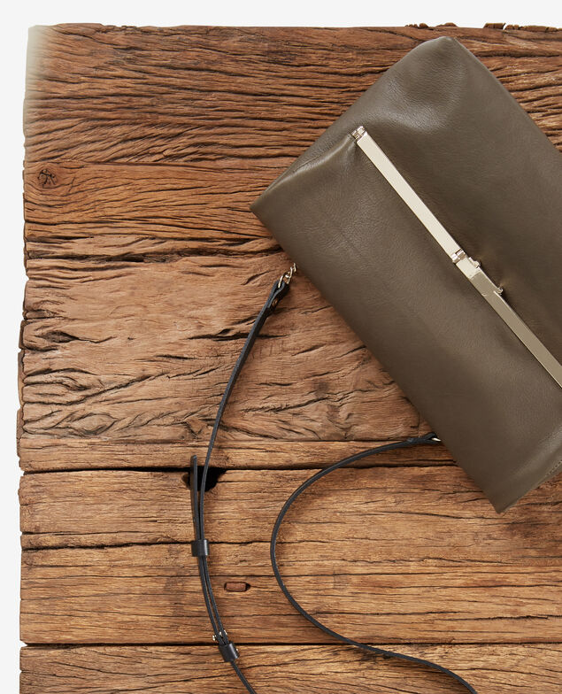 Leather bag  Kaki