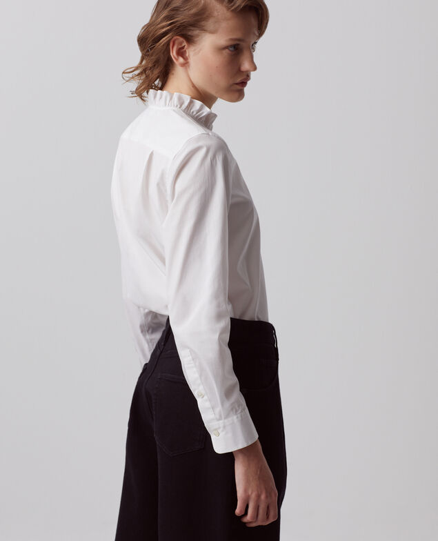 Cotton poplin shirt