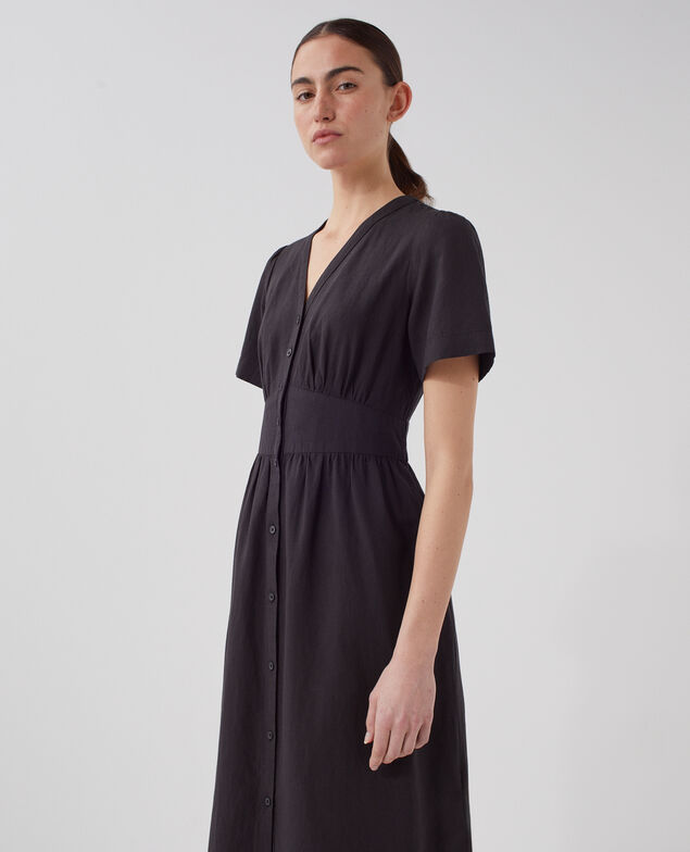 Midi dress U090 black