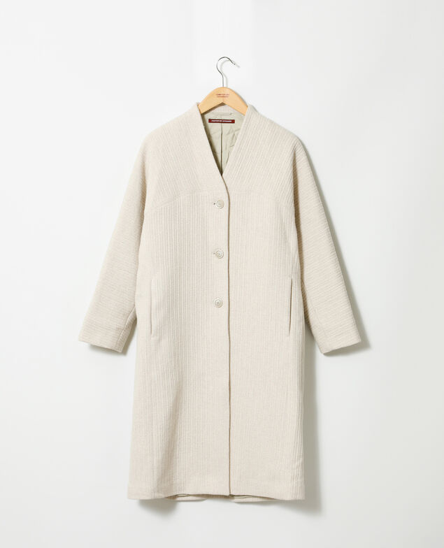 Loose coat Off white