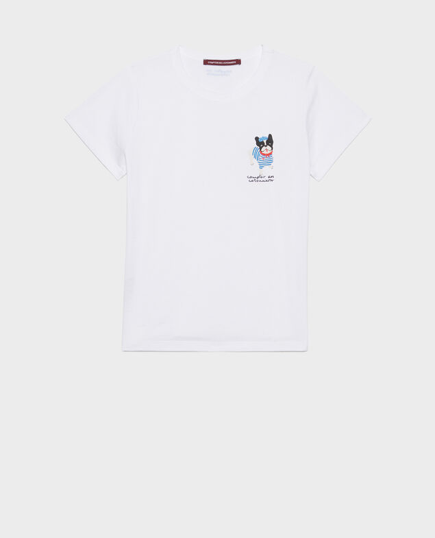 Round neck t-shirt 4235 optical white 2wte284c73